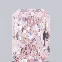 Radiant 0.82ct Fancy Intense  Pink VVS2 Lab Grown Diamond