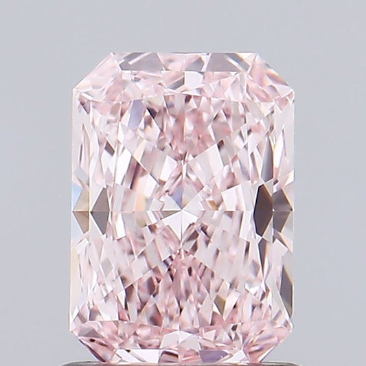 Radiant 0.82ct Fancy Intense  Pink VVS2 Lab Grown Diamond