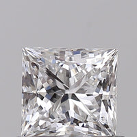 Shiny 0.70 CT Princess Shape E Color VVS2 Clarity Lab Grown Diamond For Blue Silence