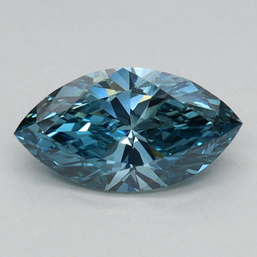 Shiny Of 0.75 CT Marquise Shape Fancy Vivid Blue Color VS1 Clarity Lab Grown Diamond For That Touch