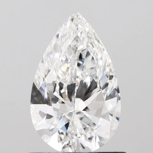 Shiny Of 0.90 CT Pear Shape E Color VS1 Clarity Moissanite Diamond For Wedding Ring