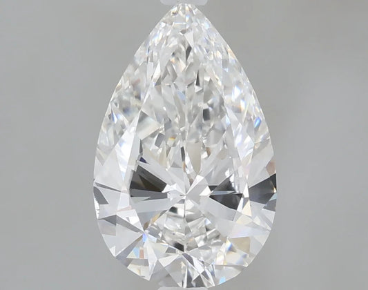 Sparkling 1.51 CT Pear Shape E Color VS1 Clarity Moissanite Diamond For Wedding Ring