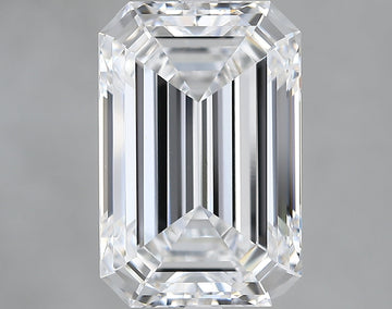 Sparkling 6.16 CT Emerald Shape D Color VS1 Clarity Lab Grown Diamond For Her Voice