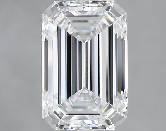 Sparkling 6.16 CT Emerald Shape D Color VS1 Clarity Lab Grown Diamond For Her Voice