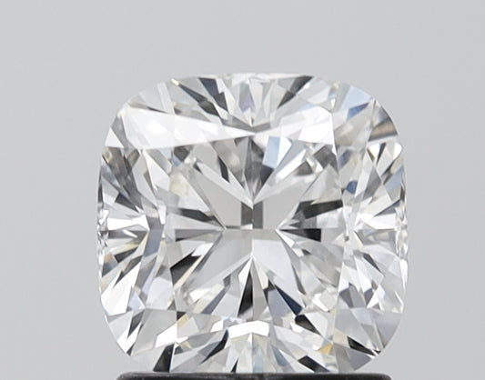 Sparkling VVS2 Clarity 1.54 CT Cushion Shape G Color Moissanite Diamond For Anniversary Ring