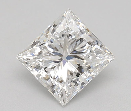 Stylish 0.71 CT Princess Shape E Color VVS2 Clarity Lab Grown Diamond For Blue Silence