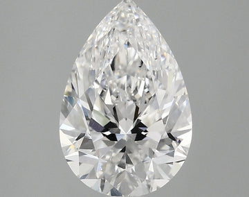 Stylish 2.03 CT Pear Shape D Color VS2 Clarity Moissanite Diamond For Birthday Ring