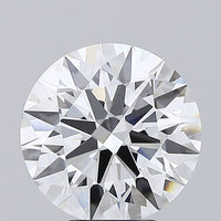 Stylish 4.03 CT Round Shape F Color VS1 Clarity Lab Grown Diamond For New Light