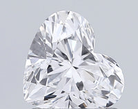 Stylish E Color VS1 Clarity 1.09 CT Heart Shape Lab grown Diamond For special one Ring