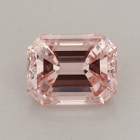 Sustainable Of 0.94 CT Emerald Shape Fancy Intense Pink Color VS2 Clarity Lab Grown Diamond For One Tomorrow