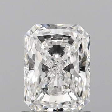 Sustainable Radiant Shape E Color 1.00 CT SI1 Clarity Moissanite Diamond For Anniversary Ring