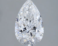 The Timeless Spark – Antique 2.03 CT Pear Moissanite Diamond By ivevar