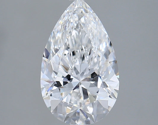 The Timeless Spark – Antique 2.03 CT Pear Moissanite Diamond By ivevar