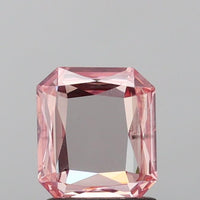 Timeless 1.08 CT Rose Cut Shape Fancy Intense Pink Color SI1 Clarity Moissanite Diamond For Birthday Ring