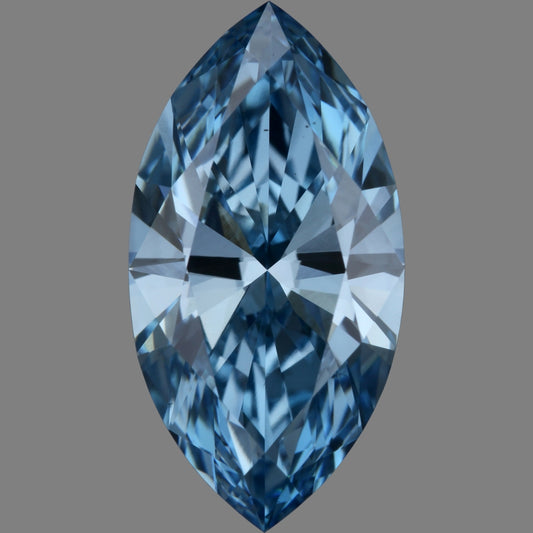 Timeless Marquise Shape Fancy Vivid Blue Color 1.40 CT VS1 Clarity Moissanite Diamond For Gift Ring