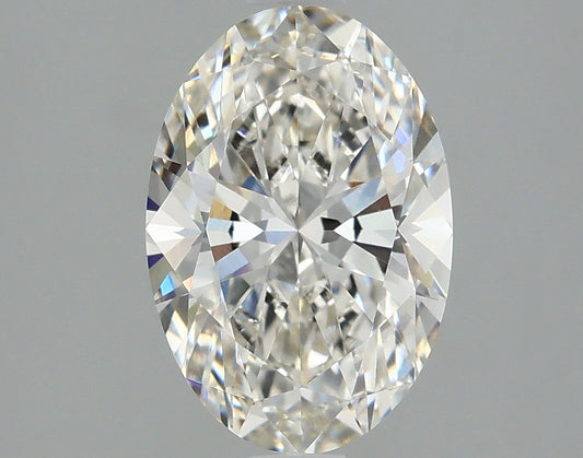 Timeless Oval Cut 2.08 CT Moissanite Diamond H Color Brilliant Cut VVS1 Clarity By Ivevar