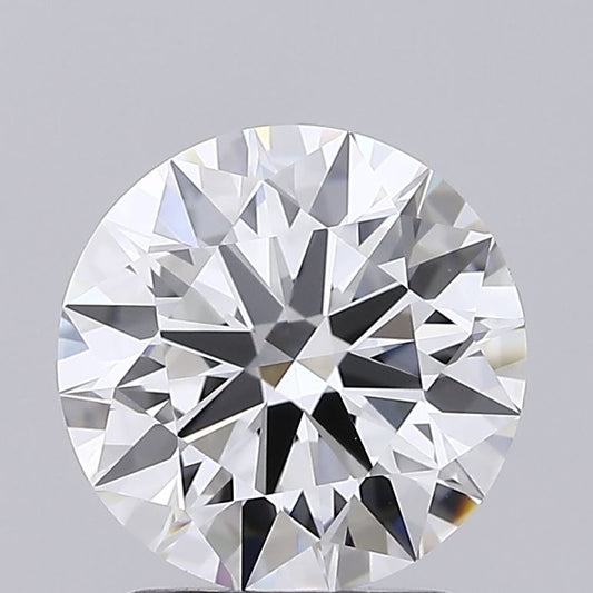Timeless Sparkle 2.08 CT F Color VVS1 Clarity Moissanite Round Brilliant Cut