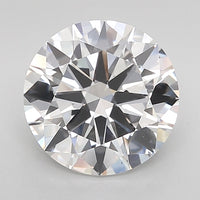 Unique 3.01 CT Round Shape D Color VS2 Clarity Moissanite Diamond For Engagement Ring