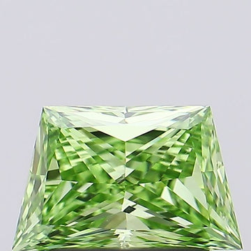 Unique Antique Shape Fancy Vivid Green Color 1.03 CT IF Clarity Moissanite Diamond For Cocktail Ring