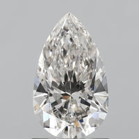 Unique H Color VS2 Clarity 1.14 CT Pear Shape Moissanite Diamond For Birthday Ring
