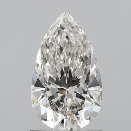 Unique H Color VS2 Clarity 1.14 CT Pear Shape Moissanite Diamond For Birthday Ring