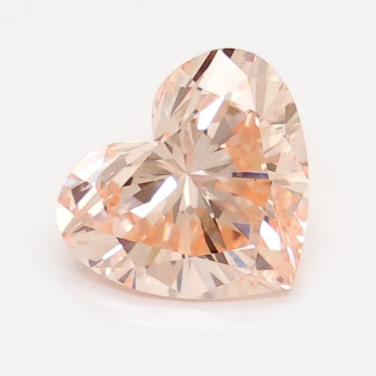Unique VS1 Clarity Fancy Intense Pink Color 1.07 CT Heart Shape Moissanite Diamond For Propose Ring