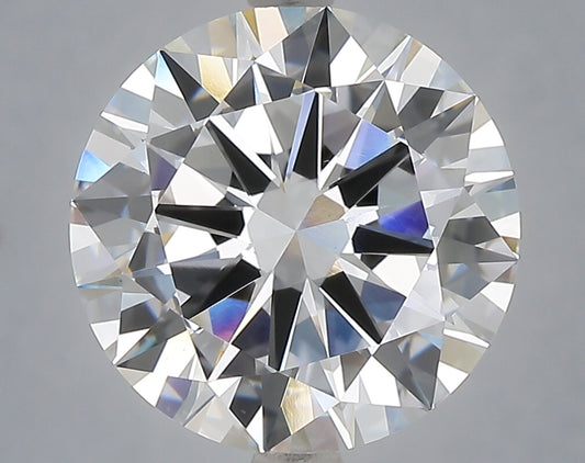 Vintage 5.05 CT Round Shape D Color VS1 Clarity Lab Grown Diamond For Soft Glow