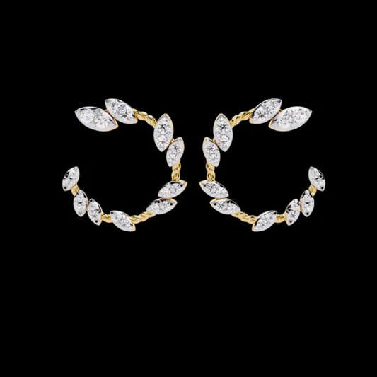 0.73 TCW Petite Moissanite Diamond Stud Earrings Round Cut Stackable and Perfect for Love