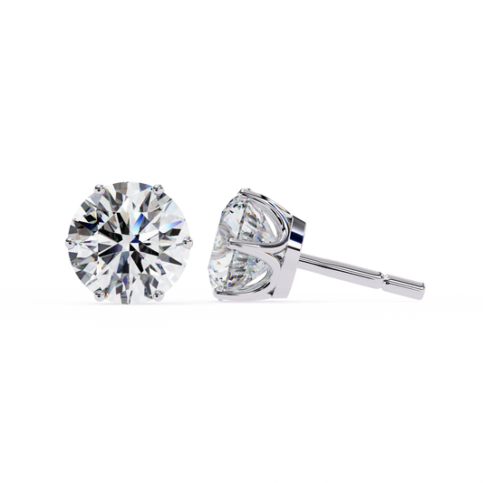 Round Cut Earrings Elevate Your Everyday Look Classy - view 2