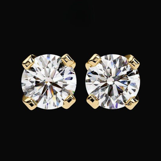 2.57 TCW Sparkling Lab Grown Round Cut Diamond Dangle Earrings Light Up Every Room