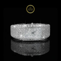 Baguette Cut Full Iced-Out Moissanite Diamond Luxury Watch The Ultimate Statement of Power and Precision