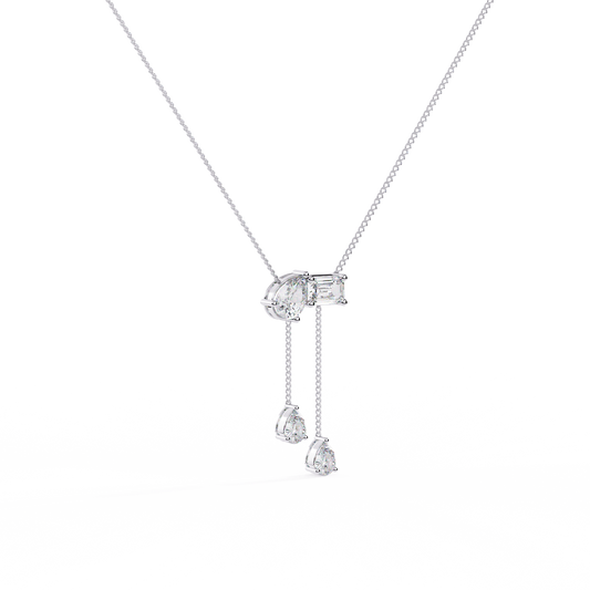 Toi Et Moi Teardrop Necklace - view 4