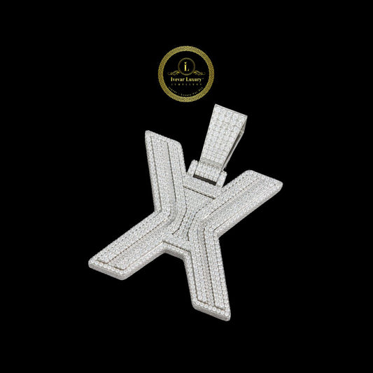 Custom Moissanite Wing Pendant VVS Diamond Jewelry by Ivevar