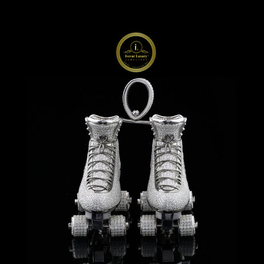 Custom Scatting Moissanite Pendant - Luxury Diamond Jewelry by Ivevar