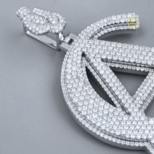 Bespoke Moissanite Pendant Personalized Handcrafted Jewelry - view 2