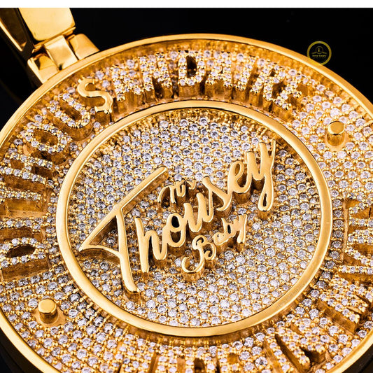 Custom Halo Pendant VVS1 Certified Lab Diamond Jewelry Ivevar