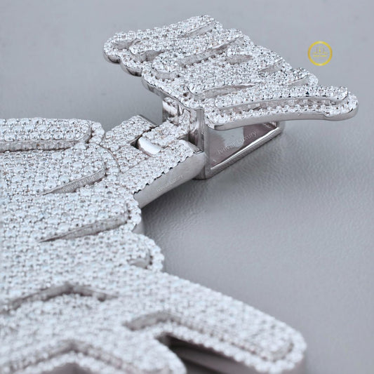 Moissanite Star Cluster Pendant - Diamond-Cut Celestial Necklace by Ivevar