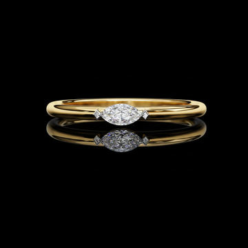 0.50 TCW Majesty Moissanite Diamond Solitaire Ring in Marquise Cut By Ivevar For Special Occasion