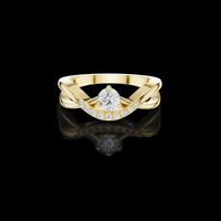 1.00 CT Embrace Lab Grown Diamond Ring A Graceful Fusion of Radiant and Timeless Sparkle