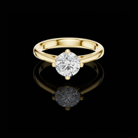 2.00 TCW Elegant Round Cut Moissanite Diamond Solitaire Ring Classic Minimalist Jewelry by Ivevar Luxury