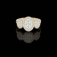 1.04 TCW Exquisite Ring Featuring Three Round Shape Ring