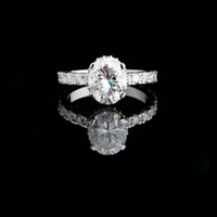 3.00 CT Luxurious Lab Created Diamond Solitaire Ring Gift for Proposal Day