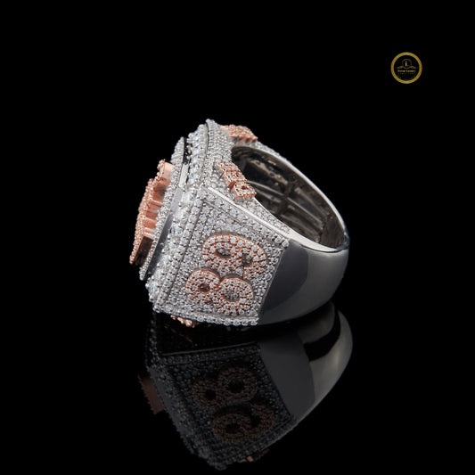 Custom Iced Out Championship Ring Pave Moissanite Design - view 2