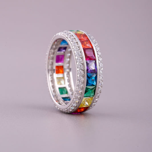 Art Deco Natural Sapphire and Diamond Ring - view 4