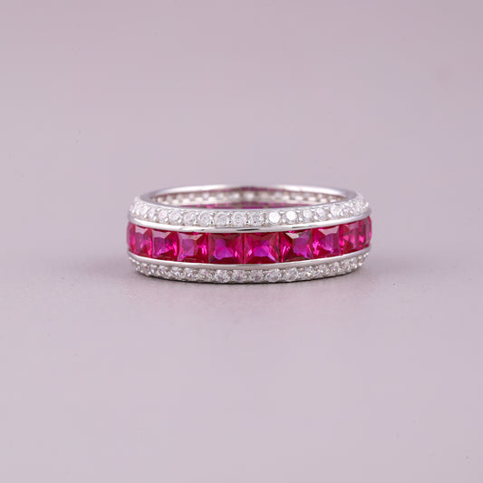 Luxury Floral Natural Sapphire Diamond Ring by Ivevar Nature Inspired Bridal Jewelry