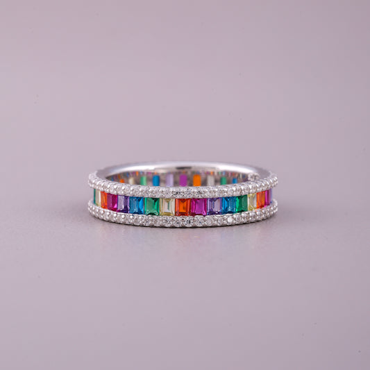 Luxury Natural Sapphire Diamond Bridal Set by Ivevar Wedding Ring Set for Bride