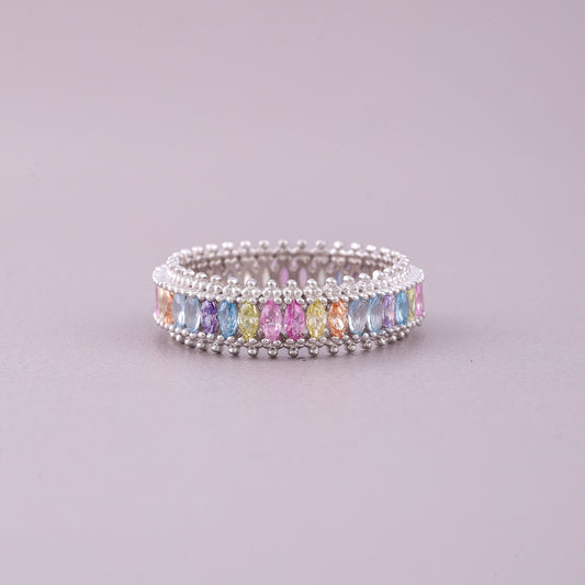 Luxury Natural Sapphire Diamond Promise Ring by Ivevar Timeless Love Token