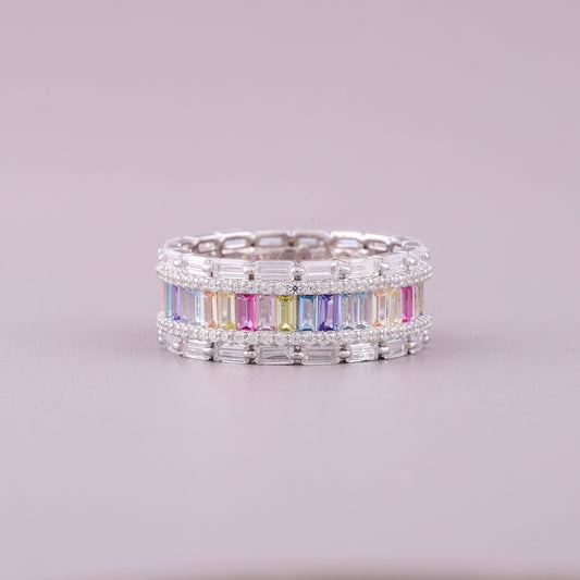 Luxury Natural Sapphire Diamond Solitaire Engagement Ring by Ivevar Timeless Gemstone