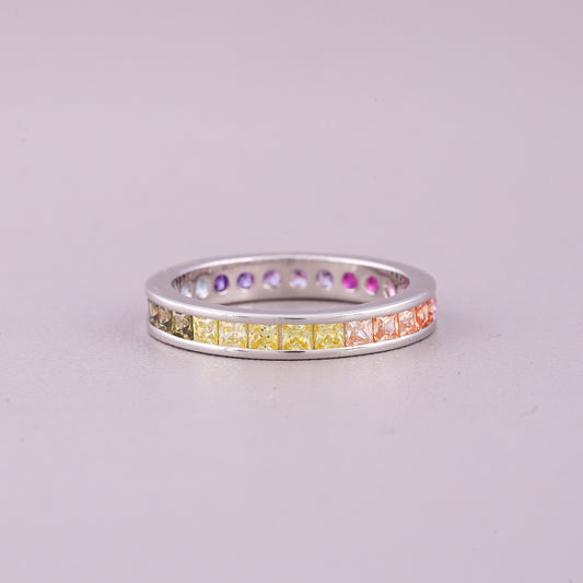 Luxury Natural Sapphire Diamond Wedding Ring by Ivevar Elegant Bridal Jewelry