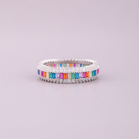 Luxury Natural Sapphire Diamond White Gold Ring by Ivevar Elegant Jewelry for Women